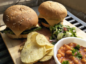 Vegetarian Burger Meal Recipe